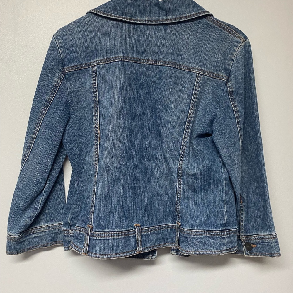 Anne Klein Classic Blue Jean Jacket - Picture 6 of 6
